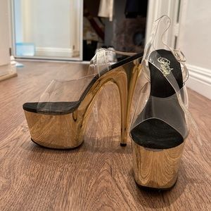 Pleaser 7” pole dance sandals